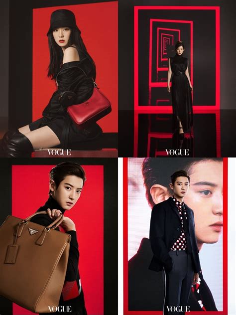 chanyeol prada ambassador|Chanyeol and Irene Prada New Ambassador (Vogue  .